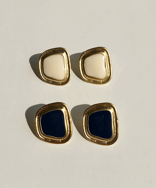 brone earrings (2color)